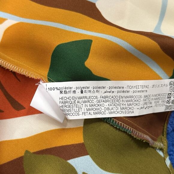 Zara Tortoiseshell Belted Shirt Dress Woman’s Size Small Abbott Elementary NWT - Picture 12 of 12